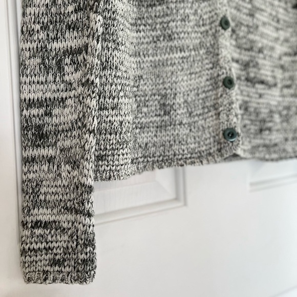 👠 Comptoir des Cotonniers Long Sleeve Knit Button Front V-neck Cardigan Small - Picture 3 of 12